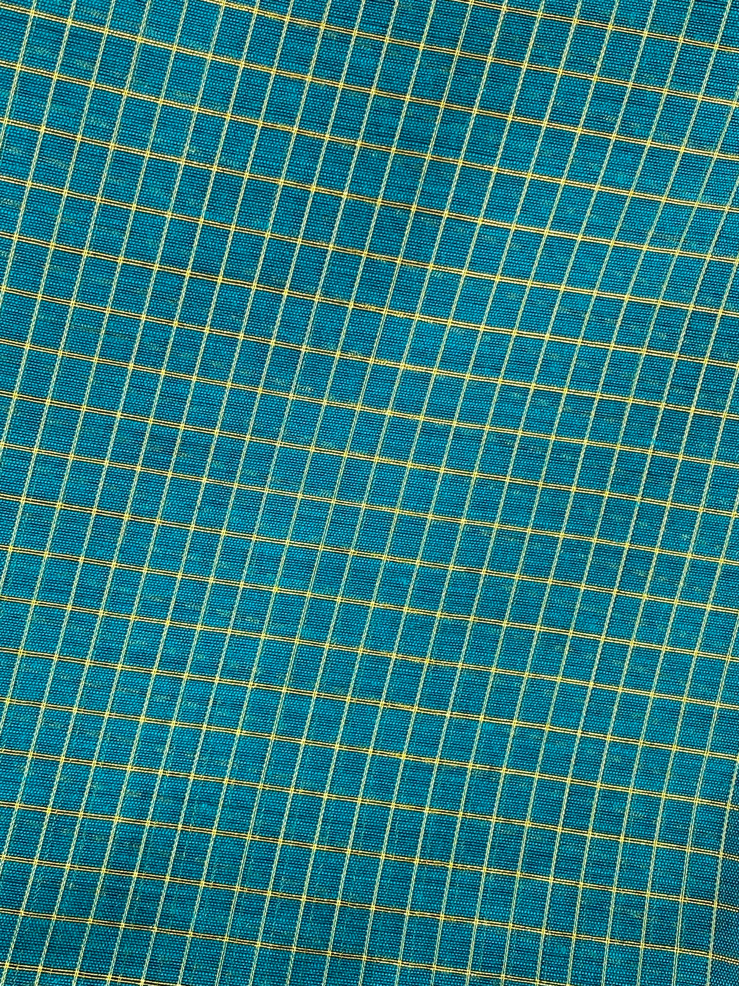 Maheshwari Checks - Dark Green