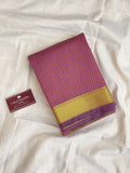 Maheshwari Checks - Pastel Pink