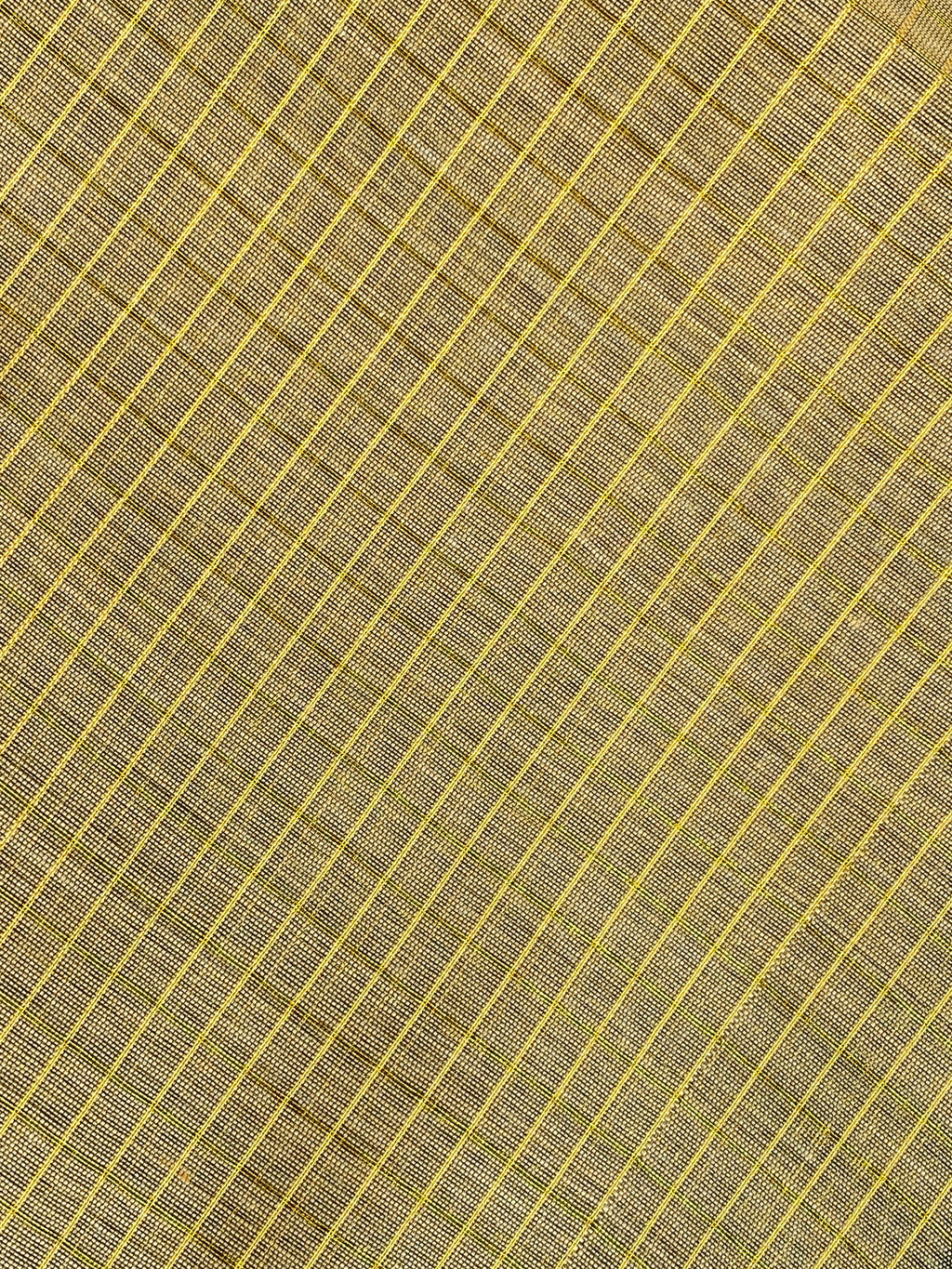 Maheshwari Checks - Gold