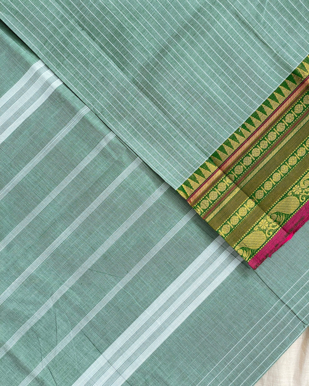 Kanchi Cotton - Mint Green
