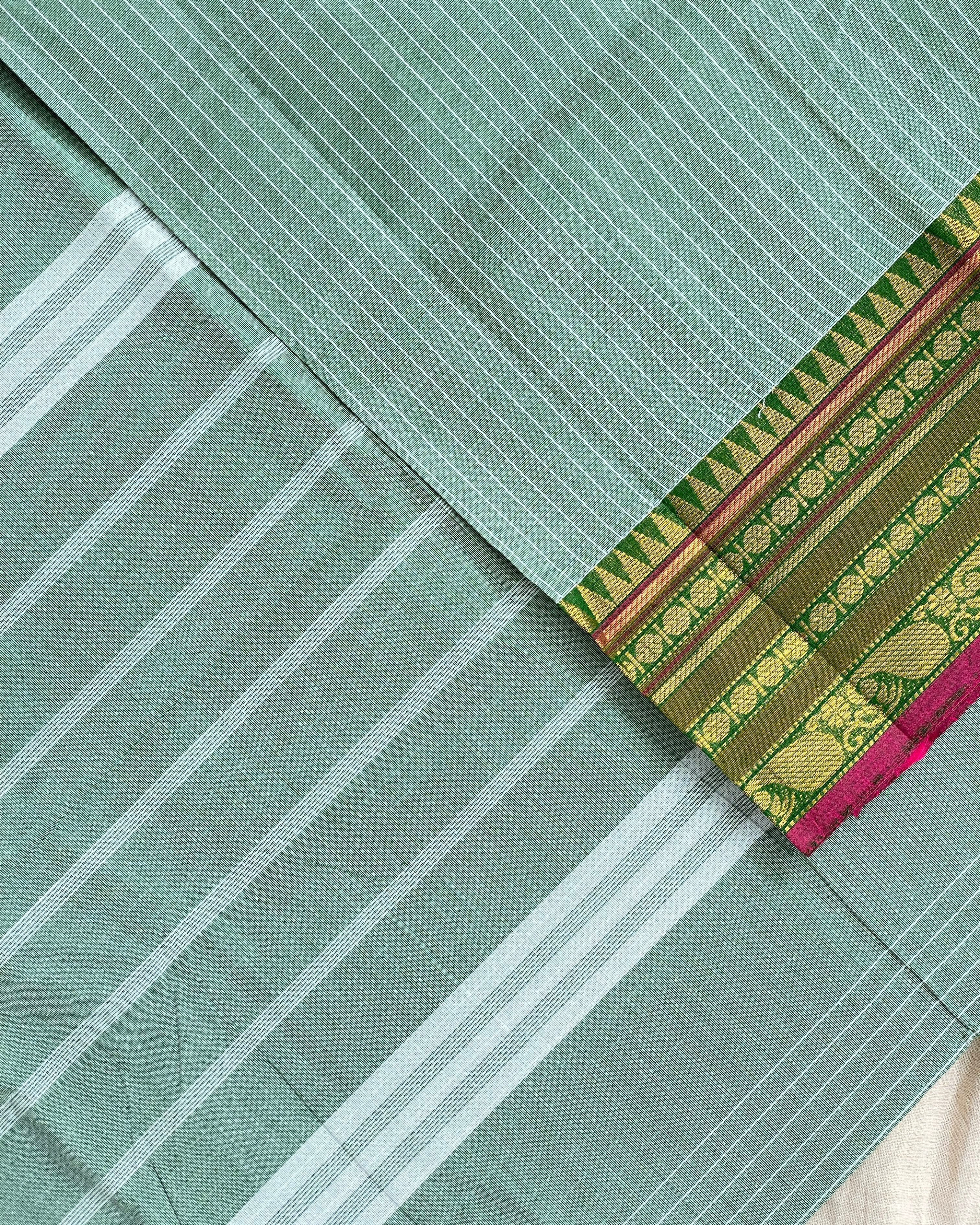 Kanchi Cotton - Mint Green