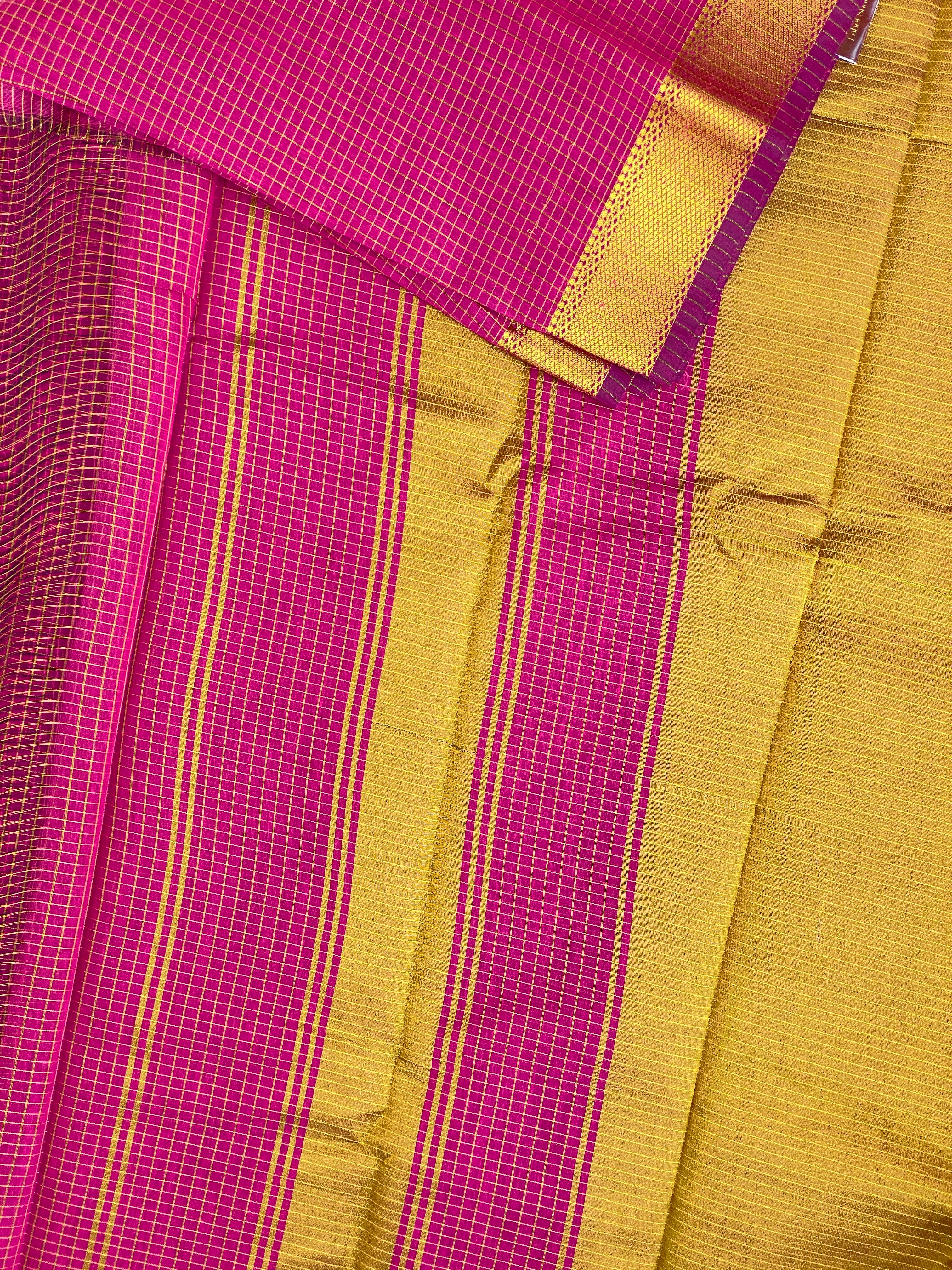 Maheshwari Checks - Royal Pink
