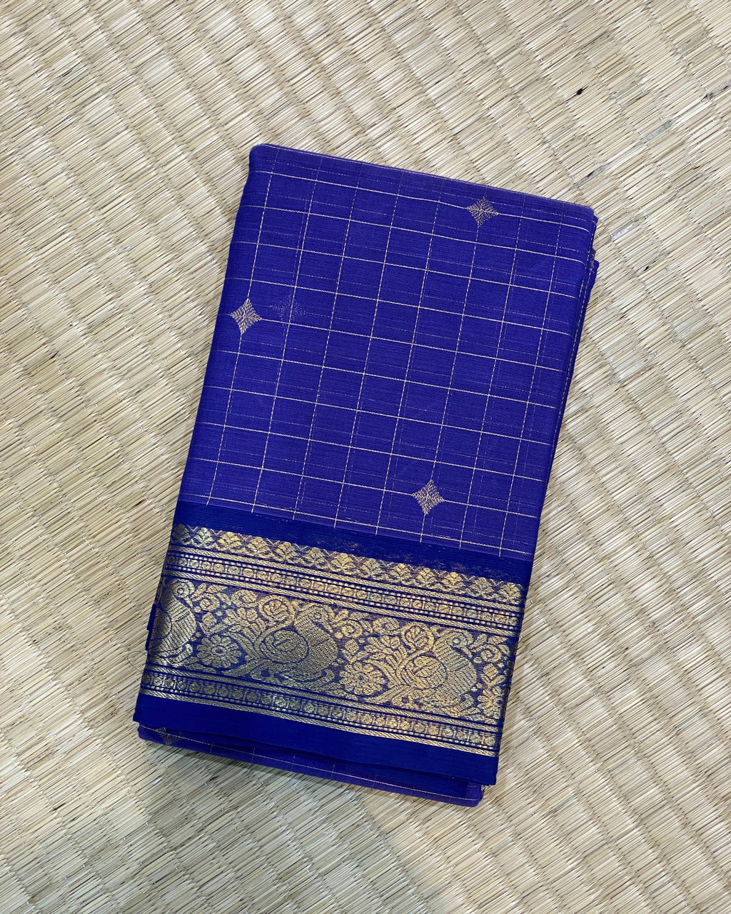 Kanchi Cotton -  Royal Blue