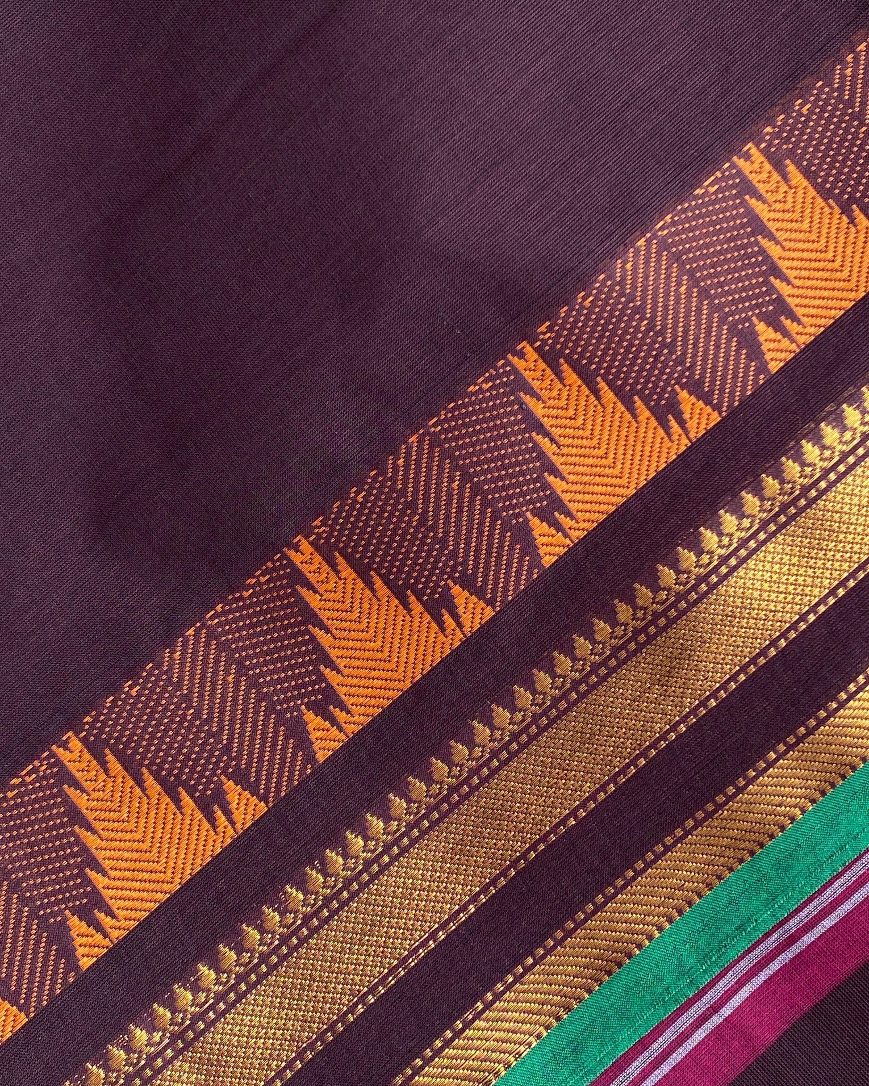 Kanchi Cotton - Deep Brown