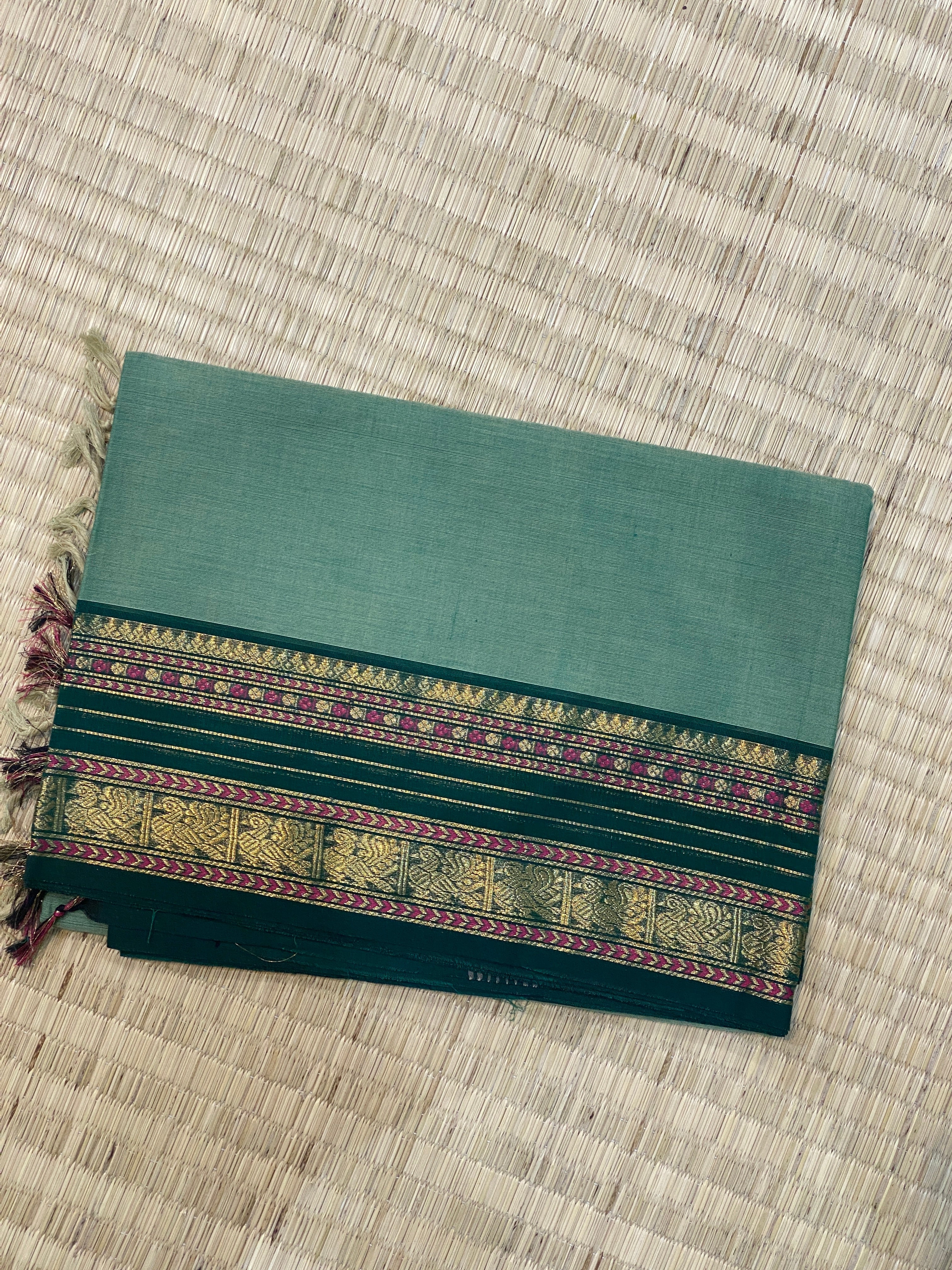 Kanchi Cotton - Aqua Green