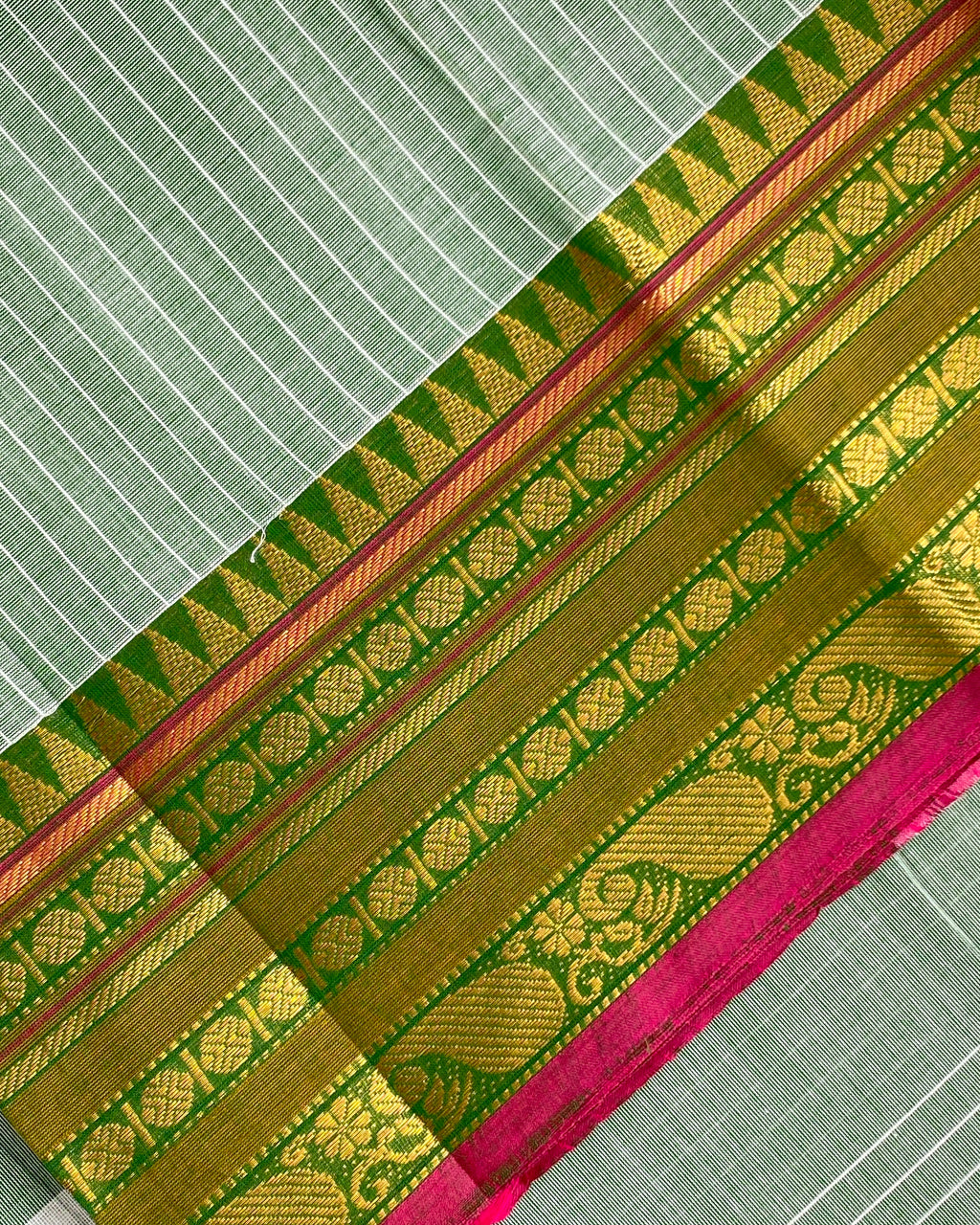 Kanchi Cotton - Mint Green