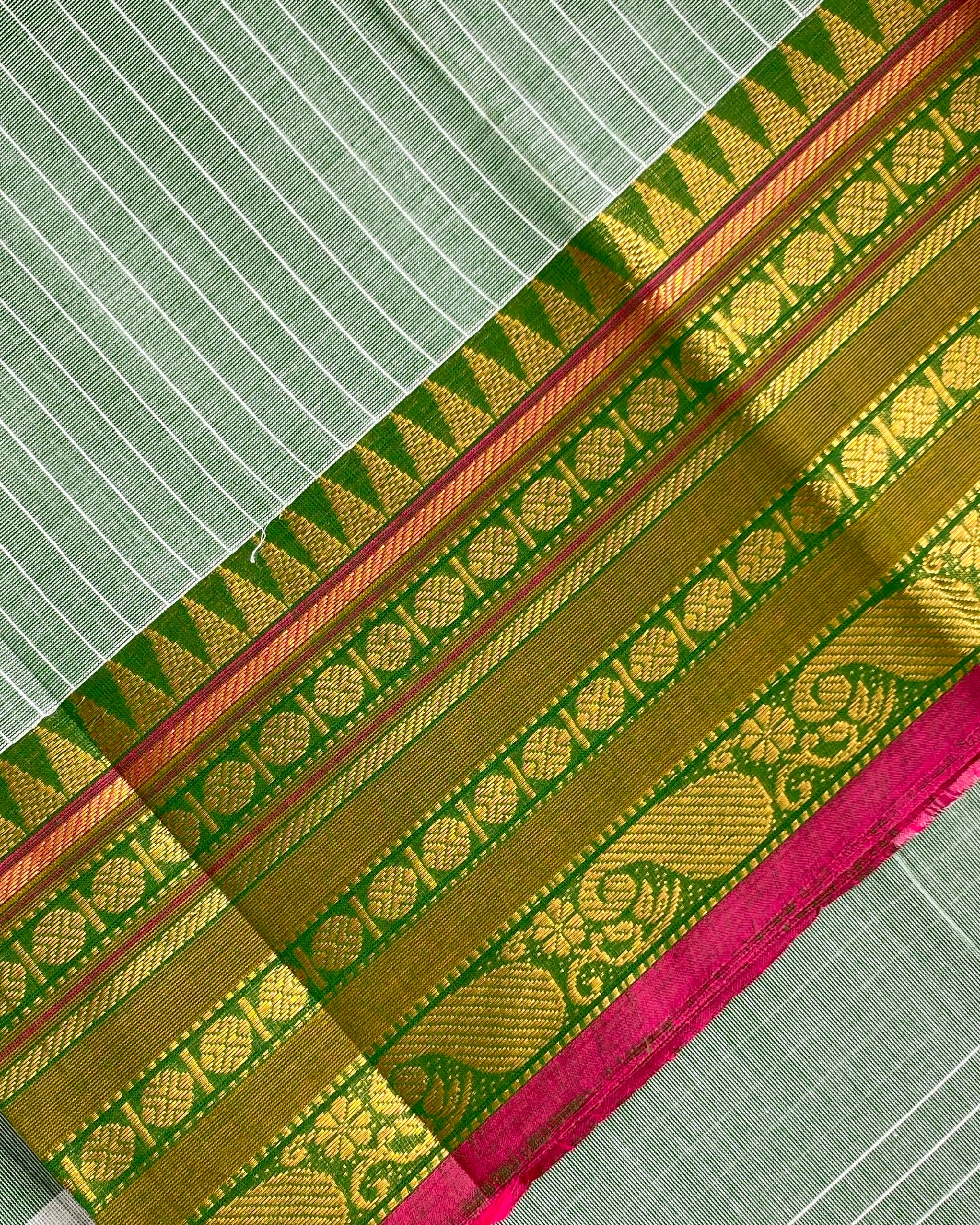Kanchi Cotton - Mint Green