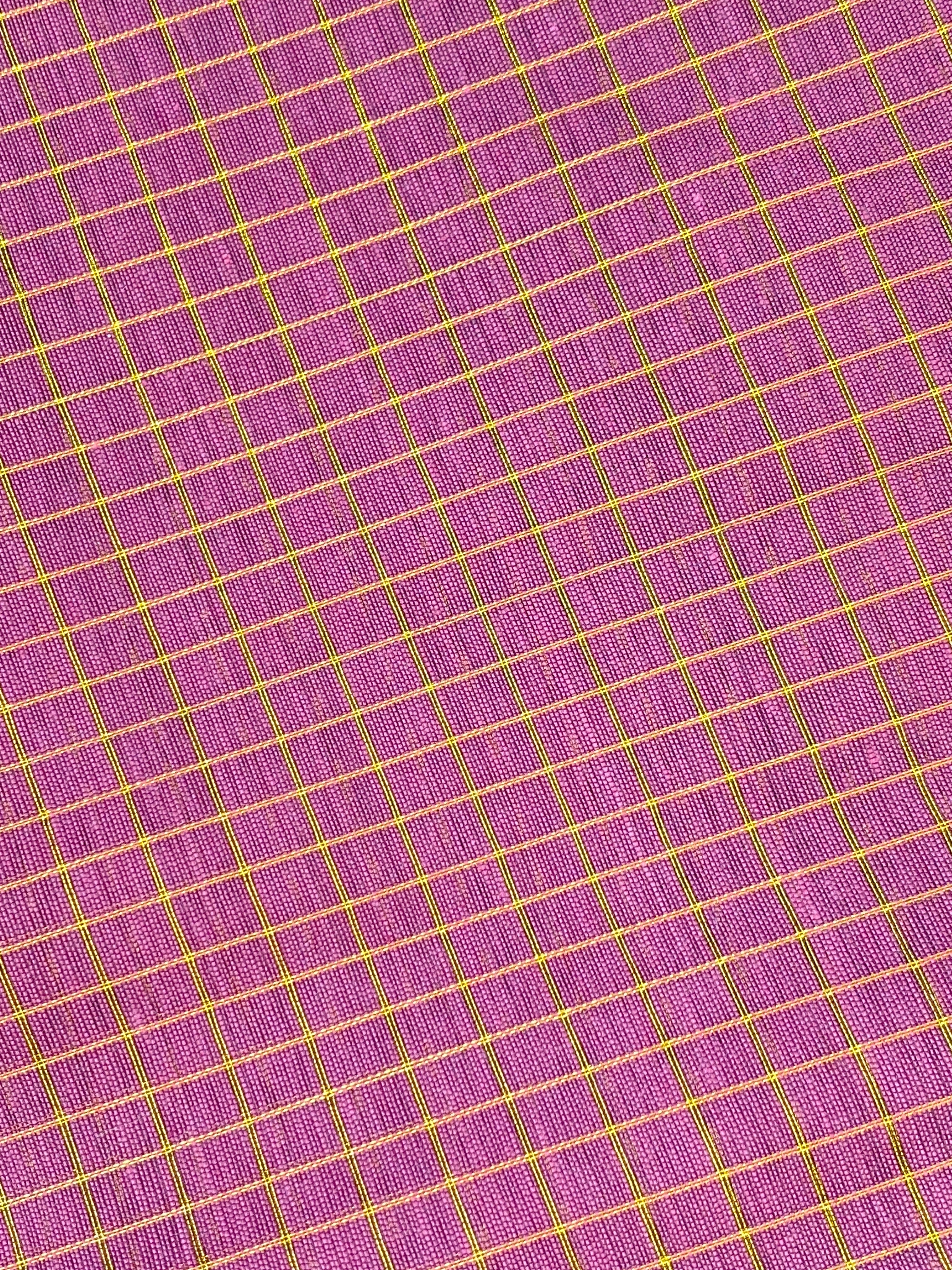 Maheshwari Checks - Pastel Pink