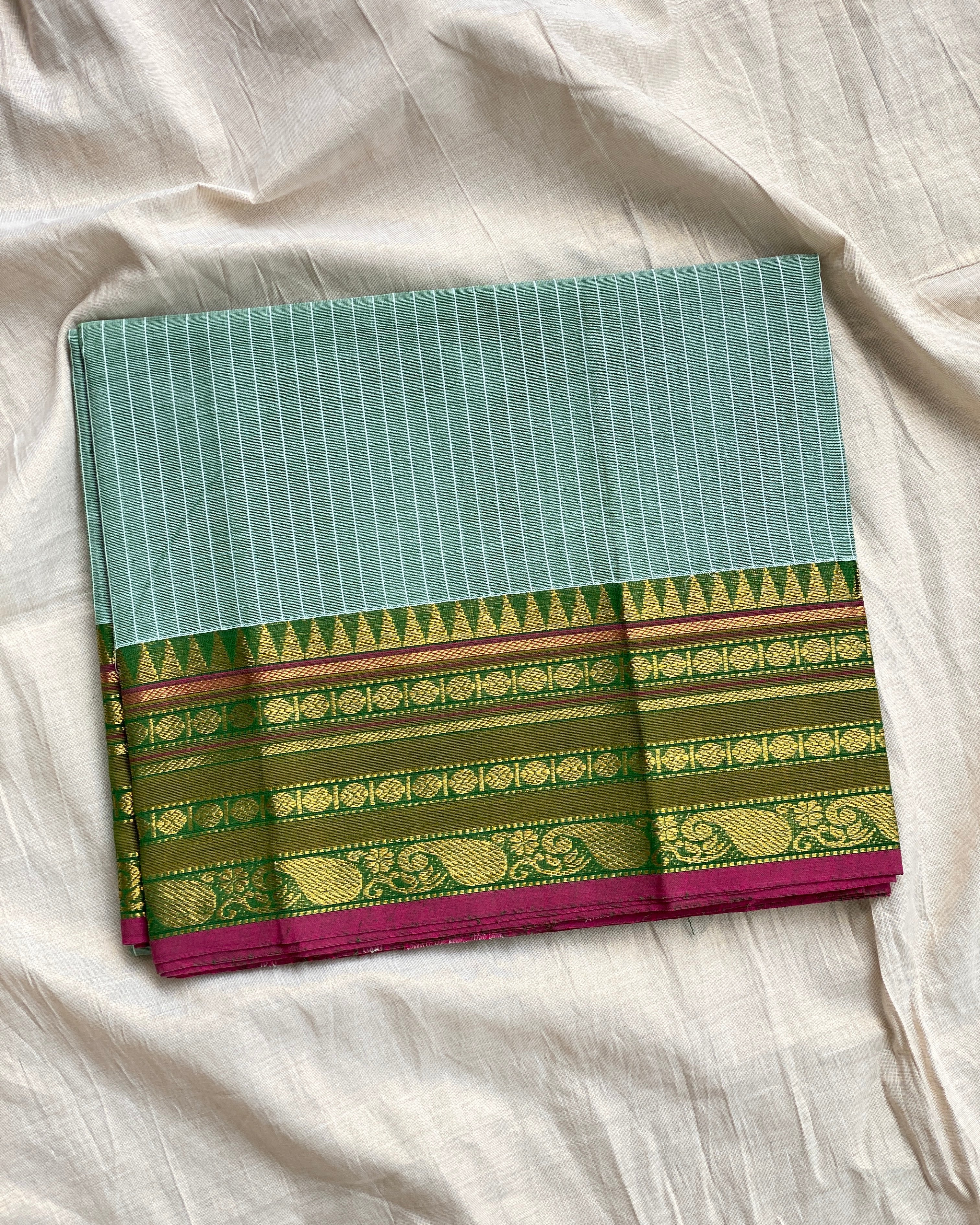 Kanchi Cotton - Mint Green