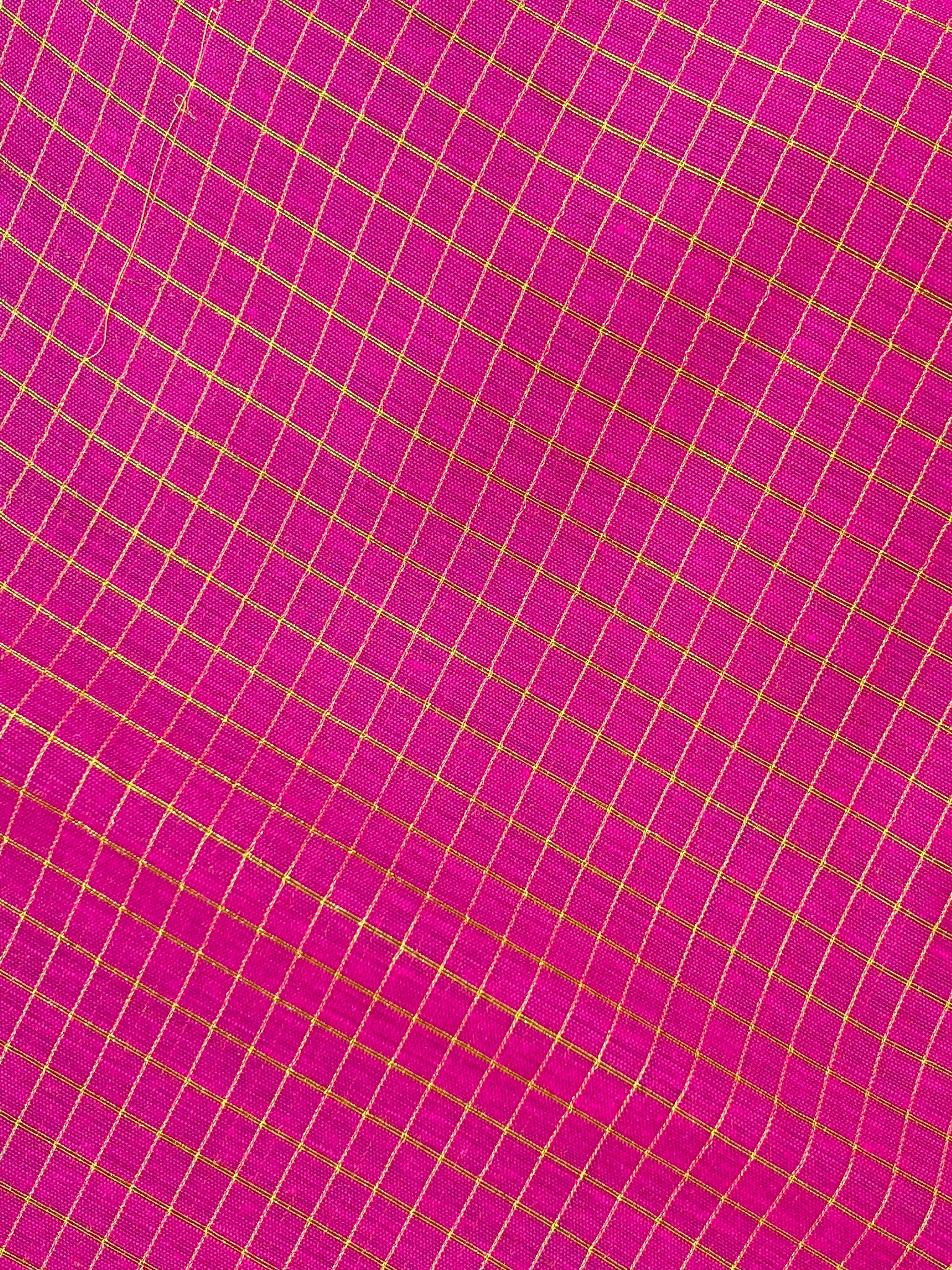 Maheshwari Checks - Royal Pink