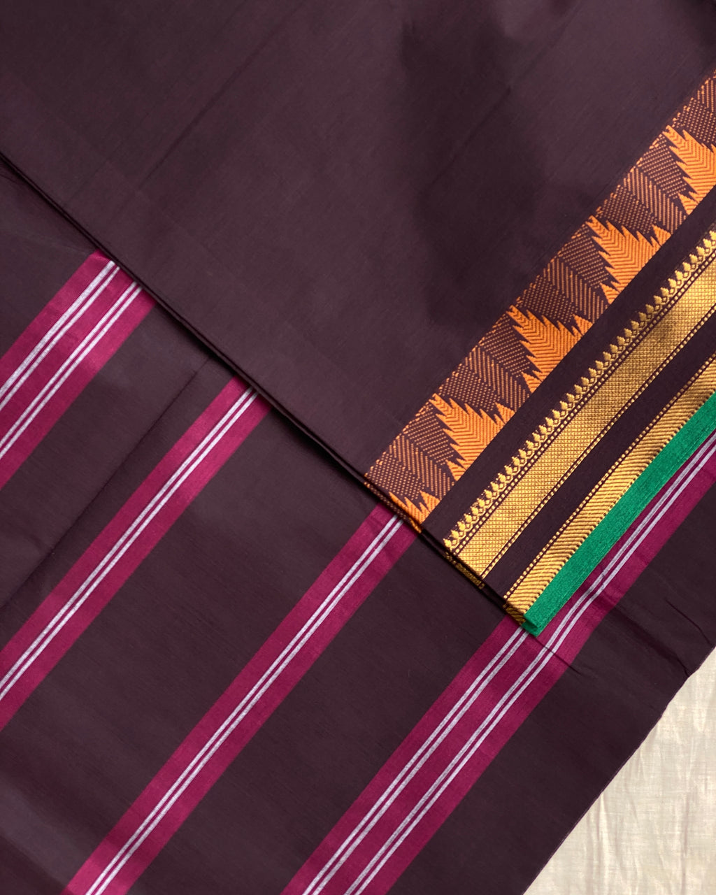 Kanchi Cotton - Deep Brown