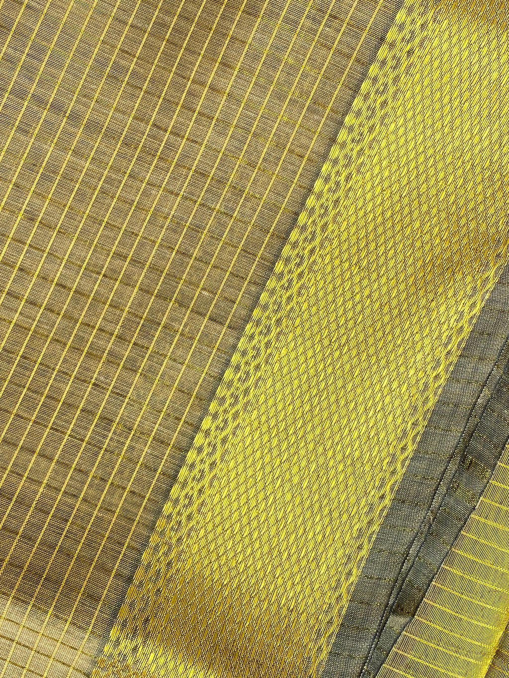 Maheshwari Checks - Gold