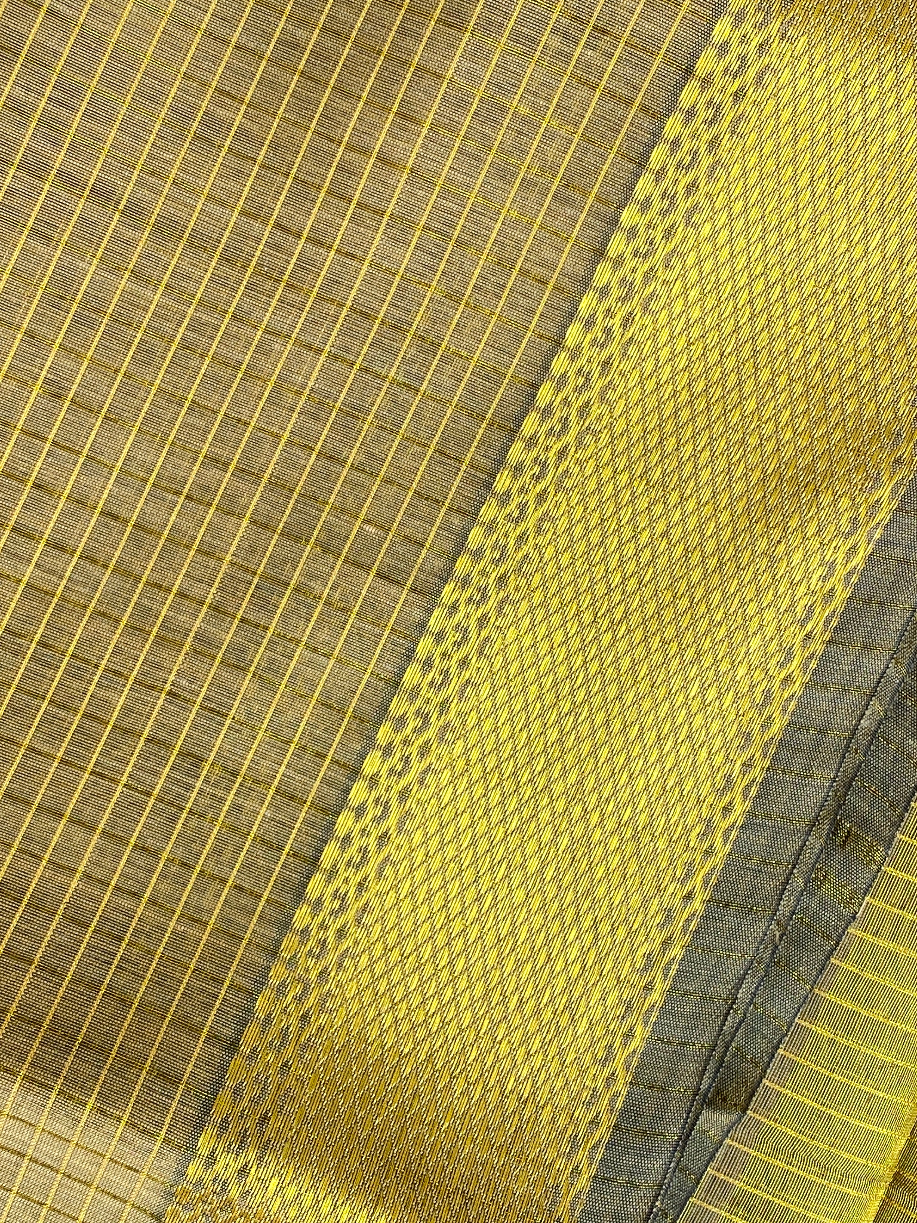Maheshwari Checks - Gold