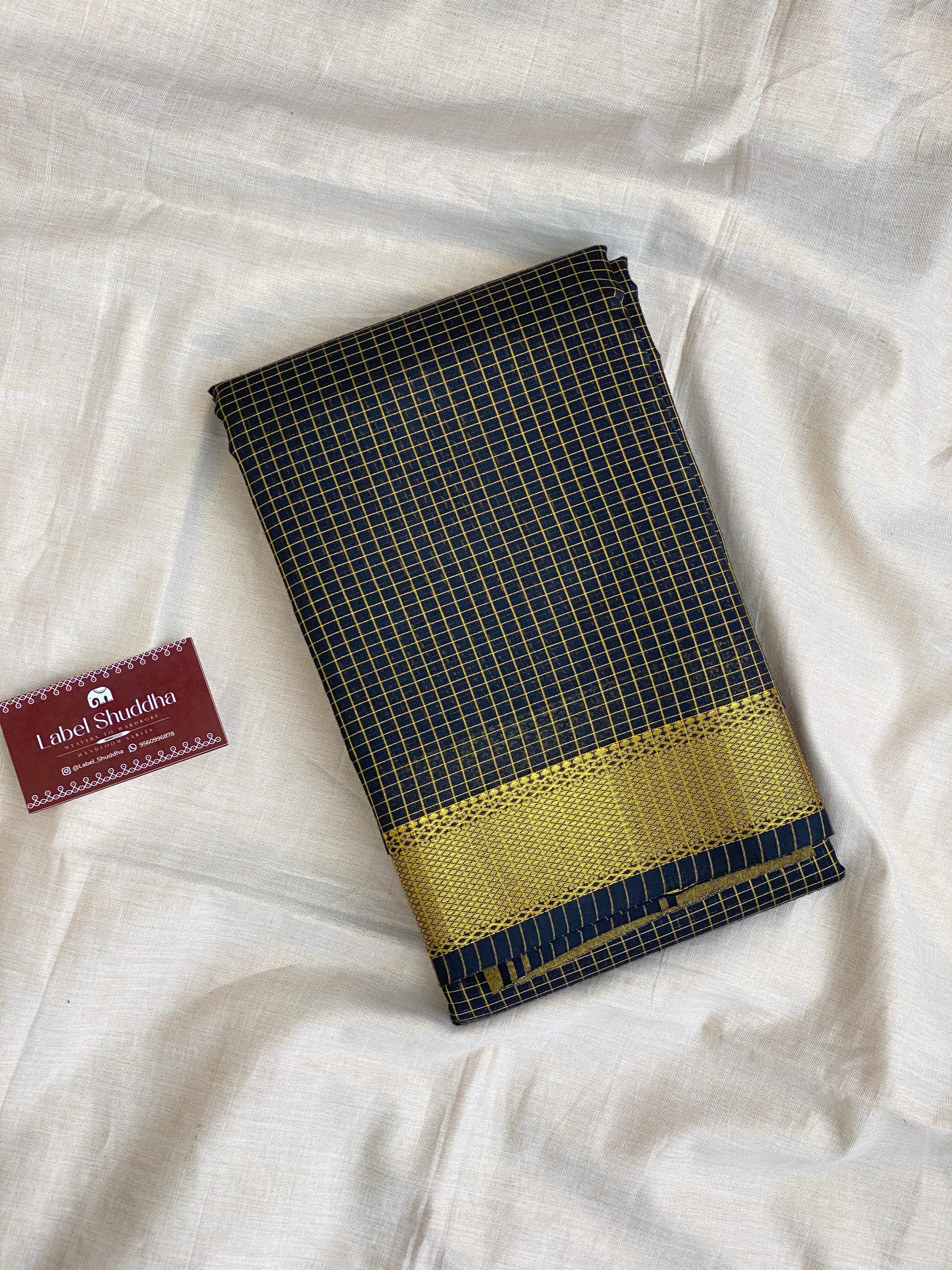 Maheshwari Checks - Coffee Brown