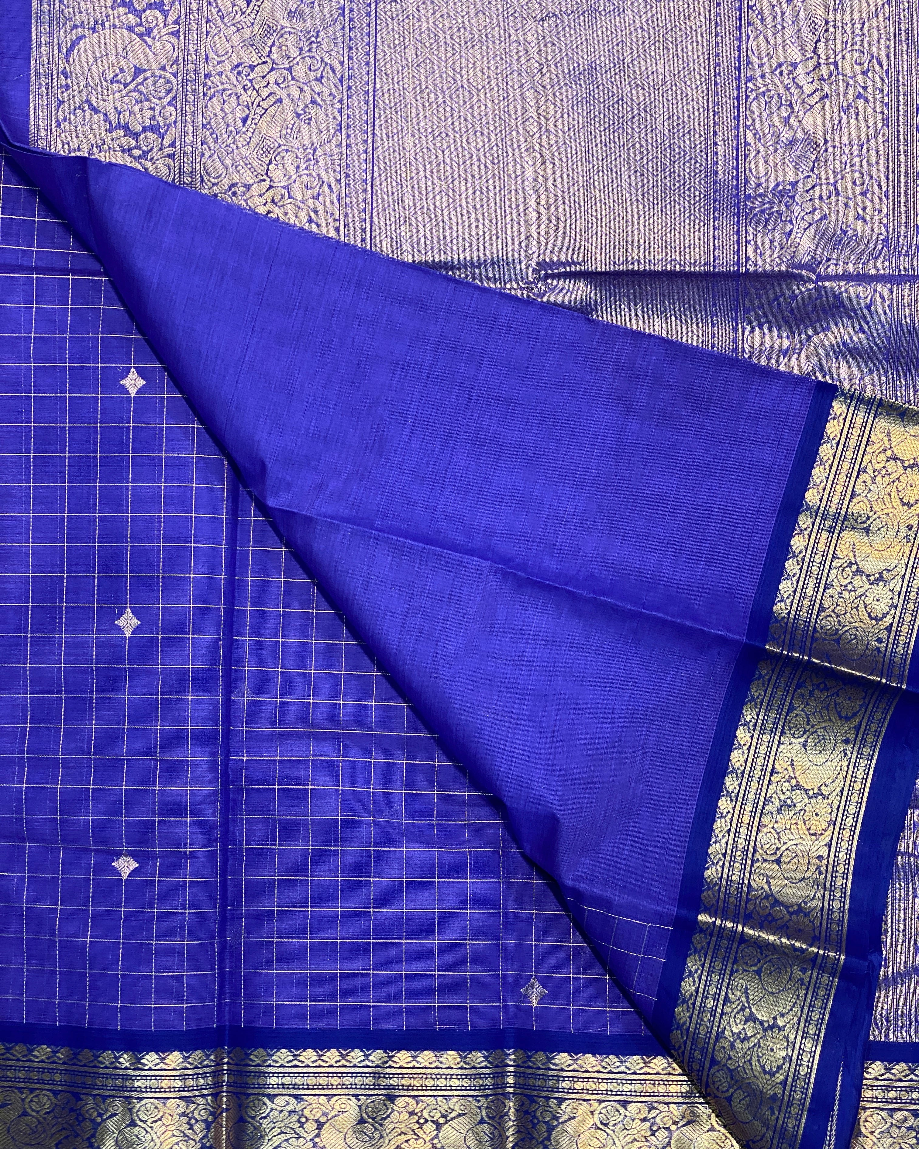 Kanchi Cotton -  Royal Blue