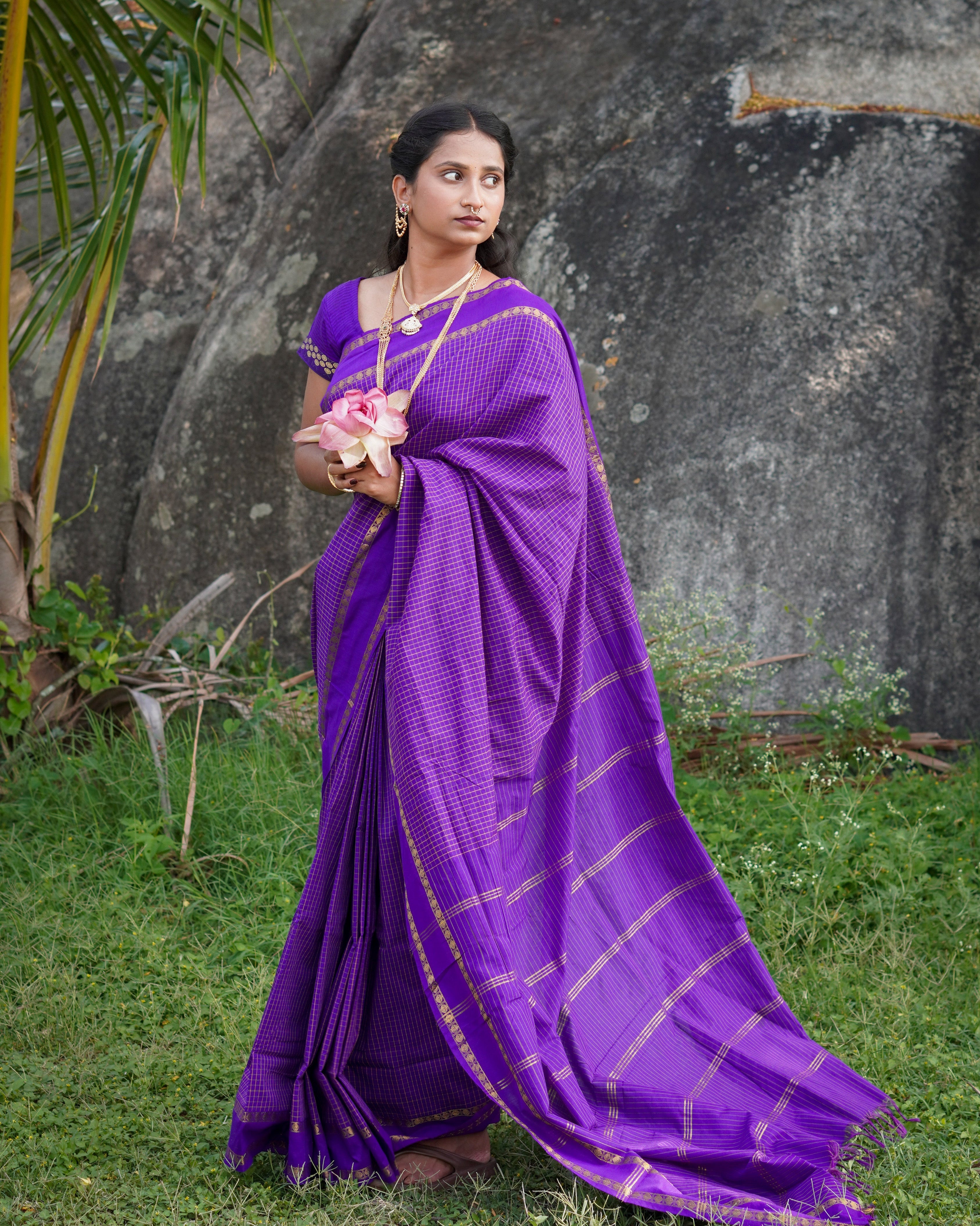 Aarini Cotton - Purple