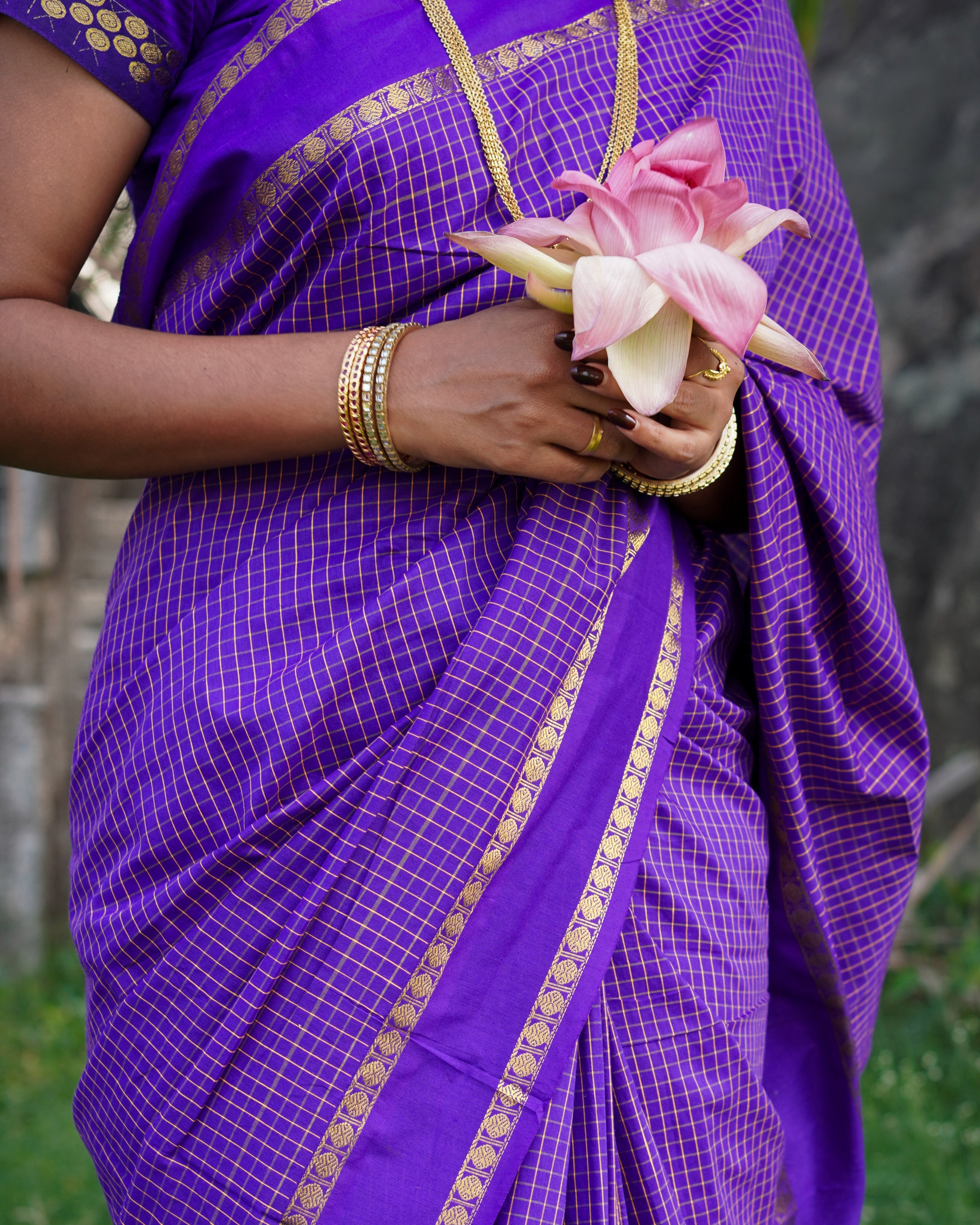 Aarini Cotton - Purple
