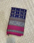 Kanchi Cotton -  Royal Blue Checks