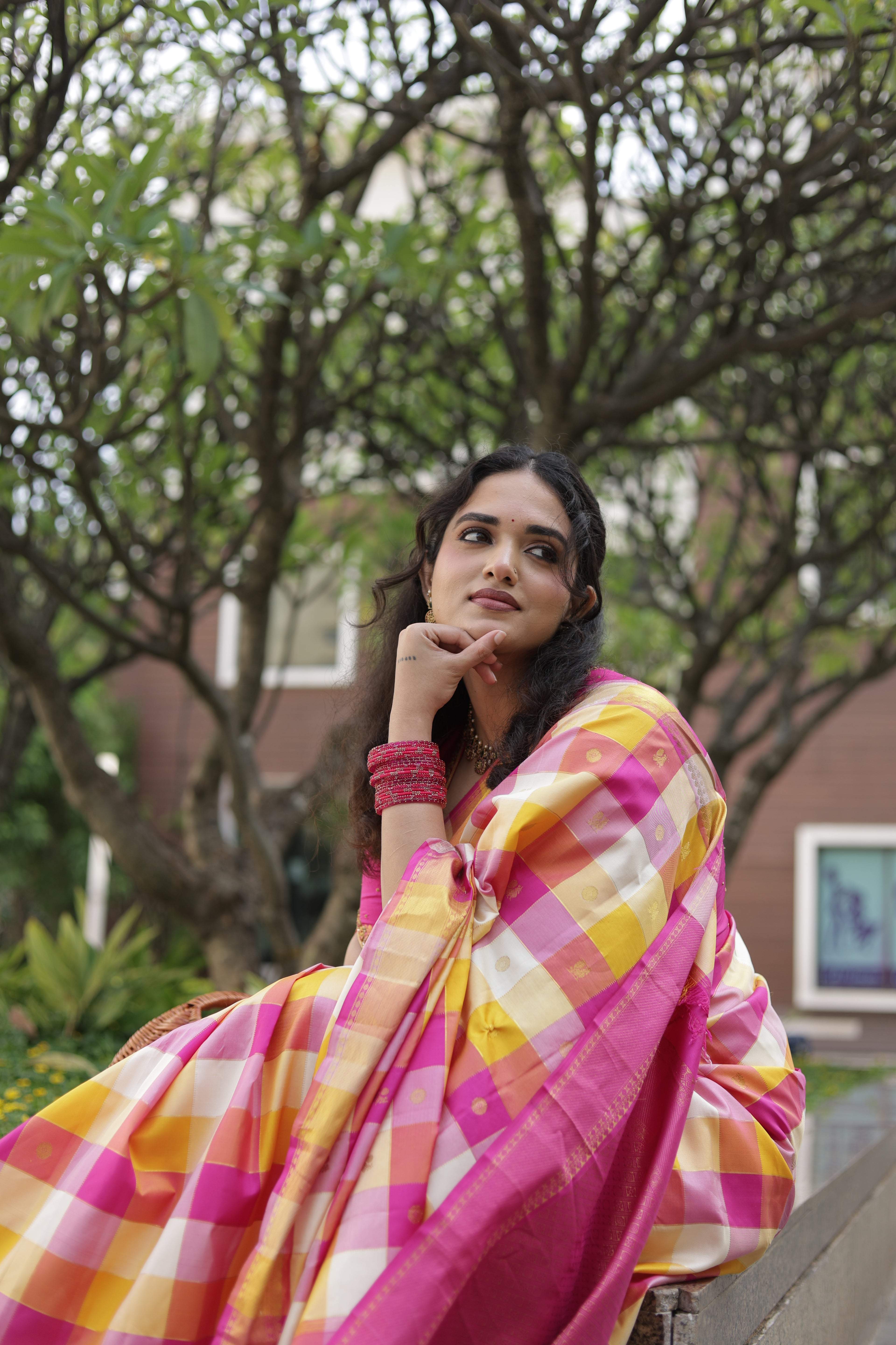 Paalum Pulum Handloom Kanjivaram Silk Saree