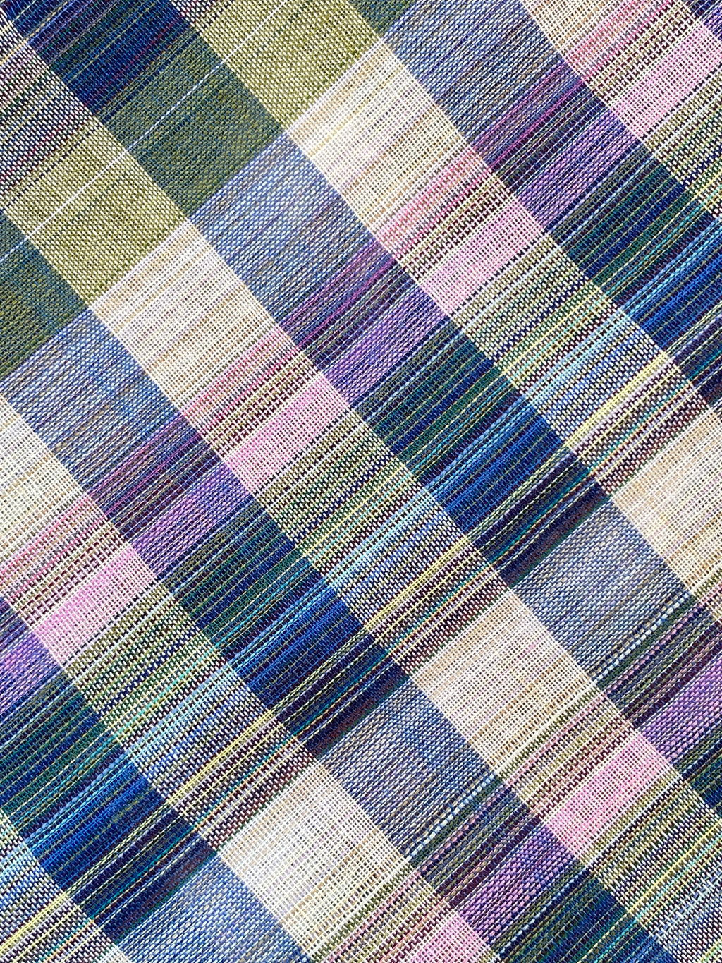 Checks Cotton Saree - Blue Green