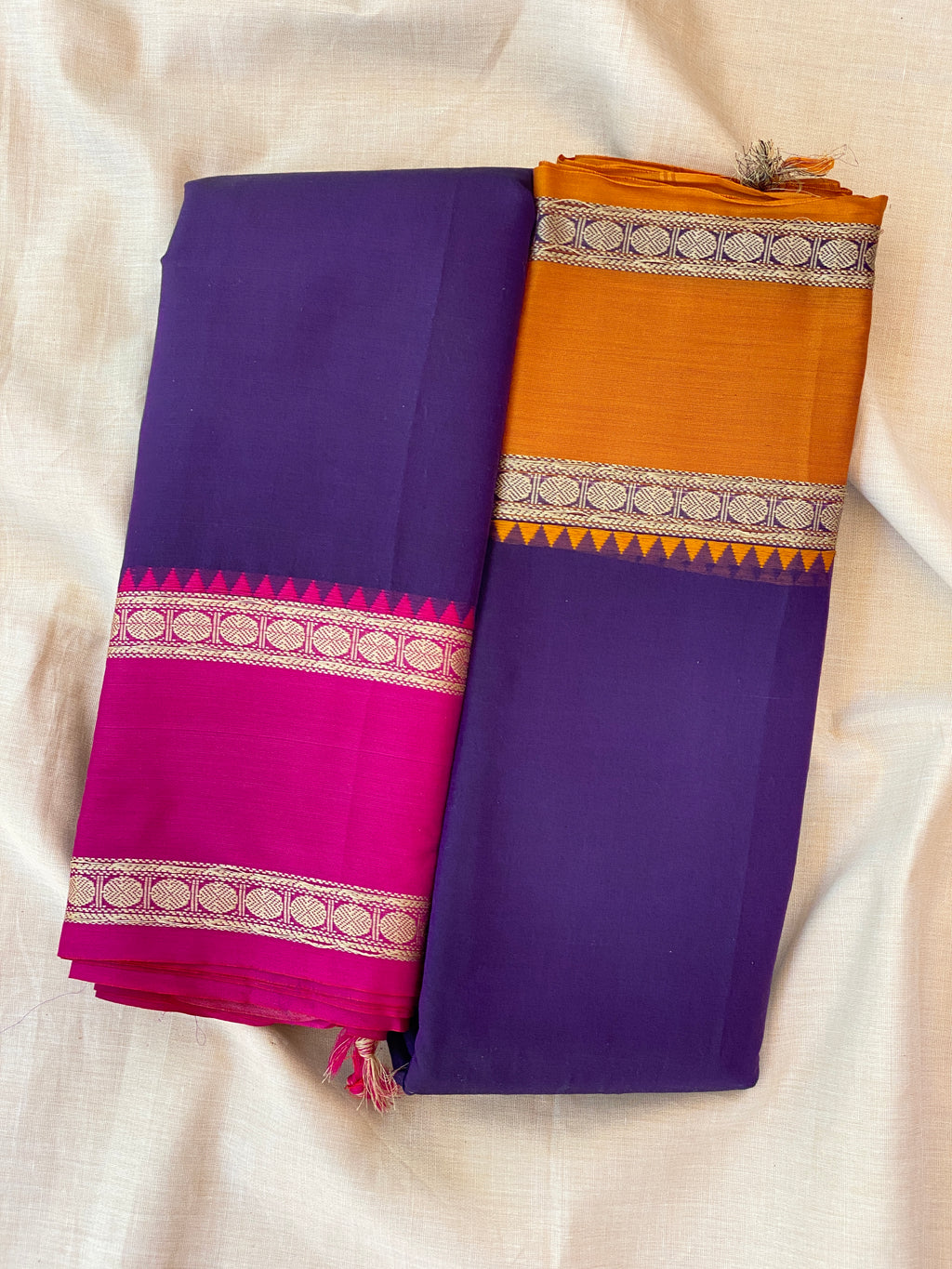 Ganga Jamuna Saree - Purple