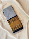 Narayanpet Cotton Saree - Soft Grey