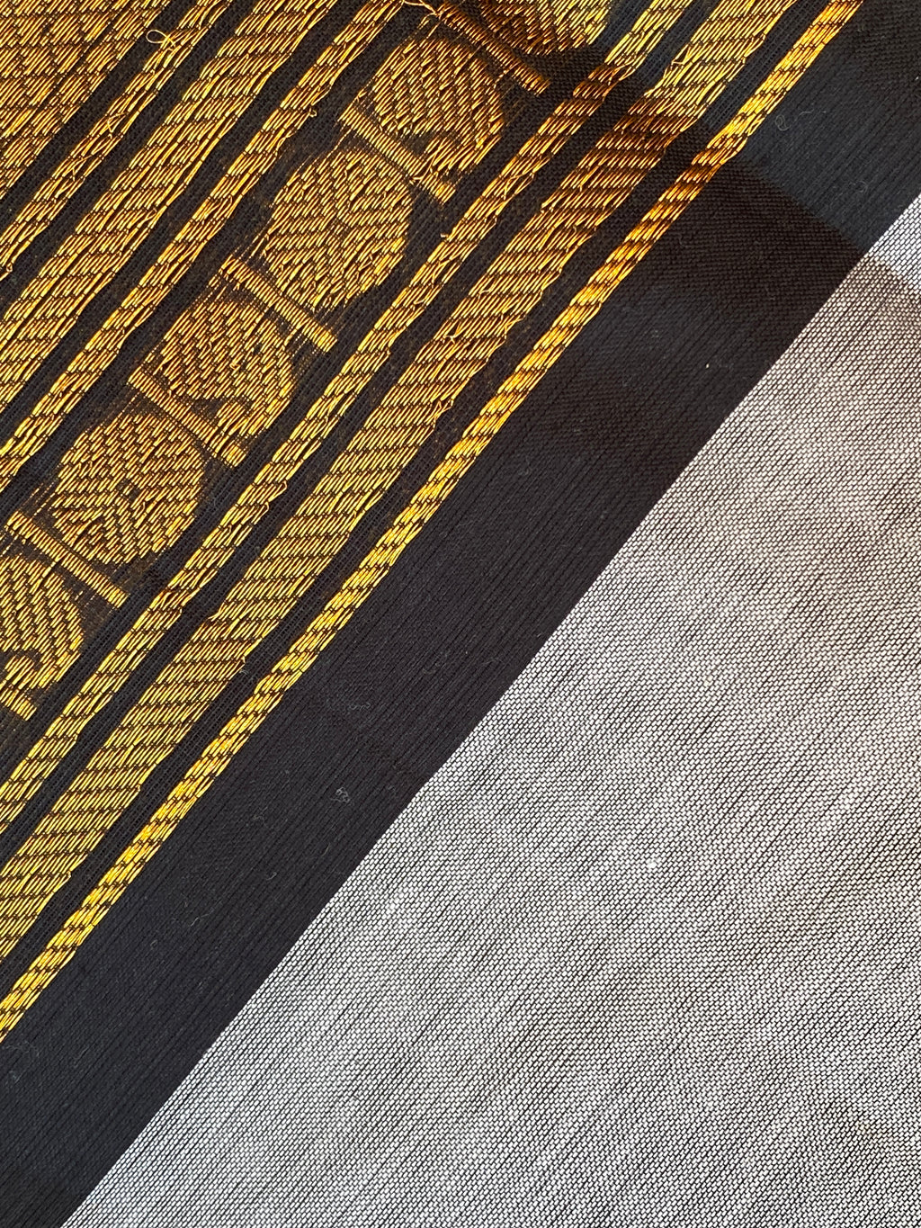 Narayanpet Cotton Saree - Soft Grey
