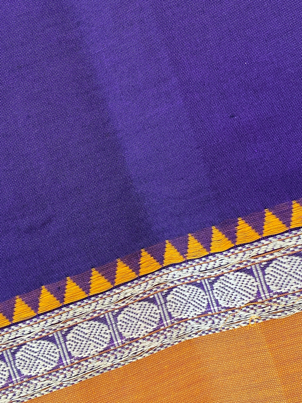 Ganga Jamuna Saree - Purple