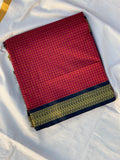 Kalyani Cotton - Red checks