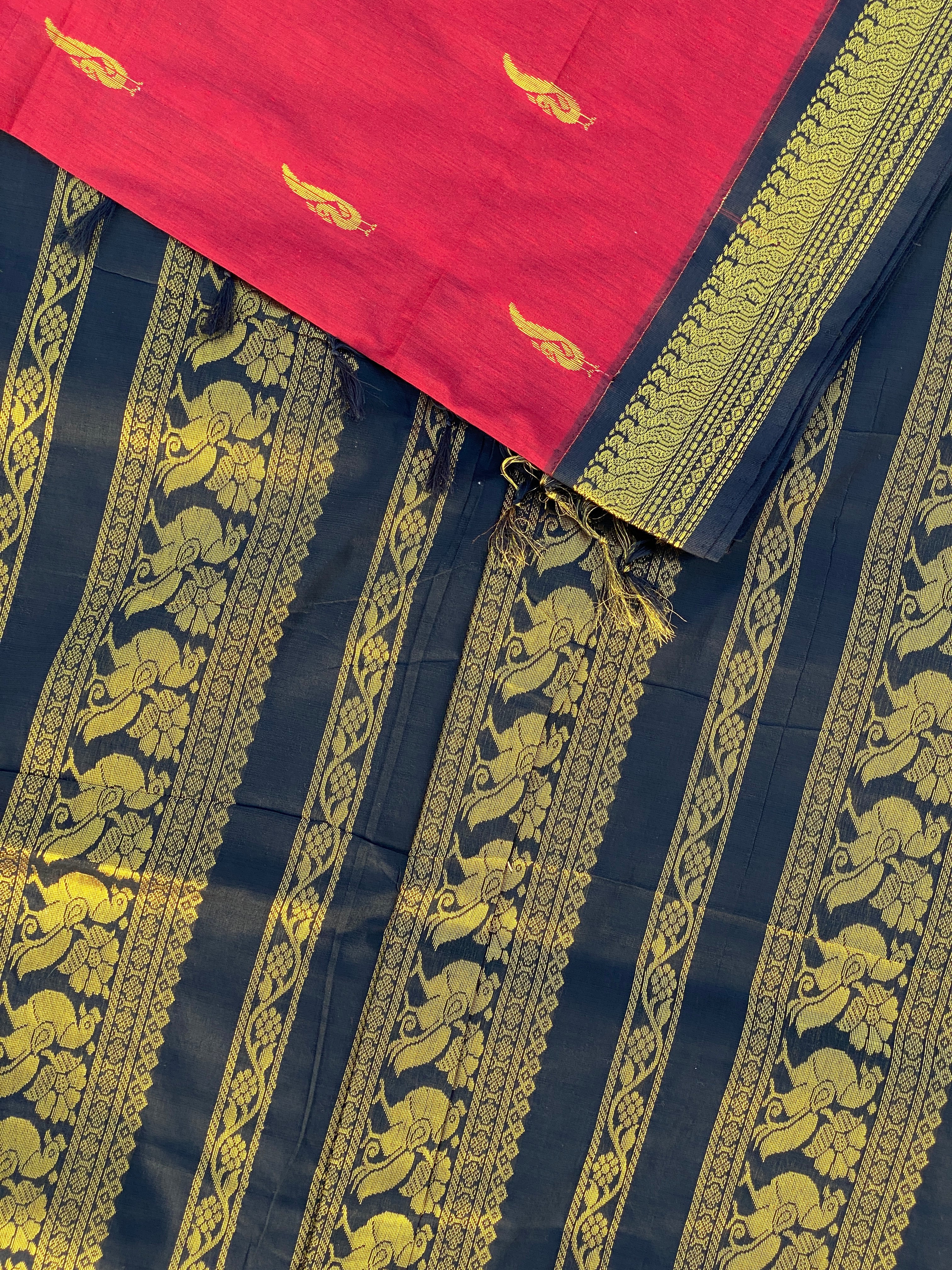 Kalyani Cotton - Red