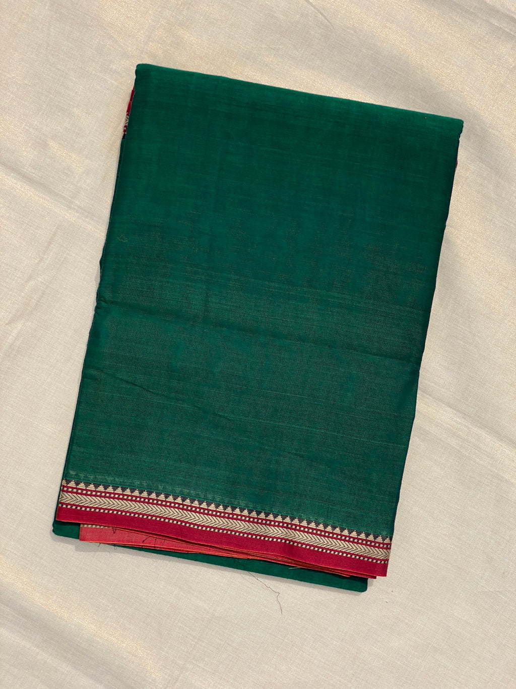 Narayanpet Small Border - Dark Green