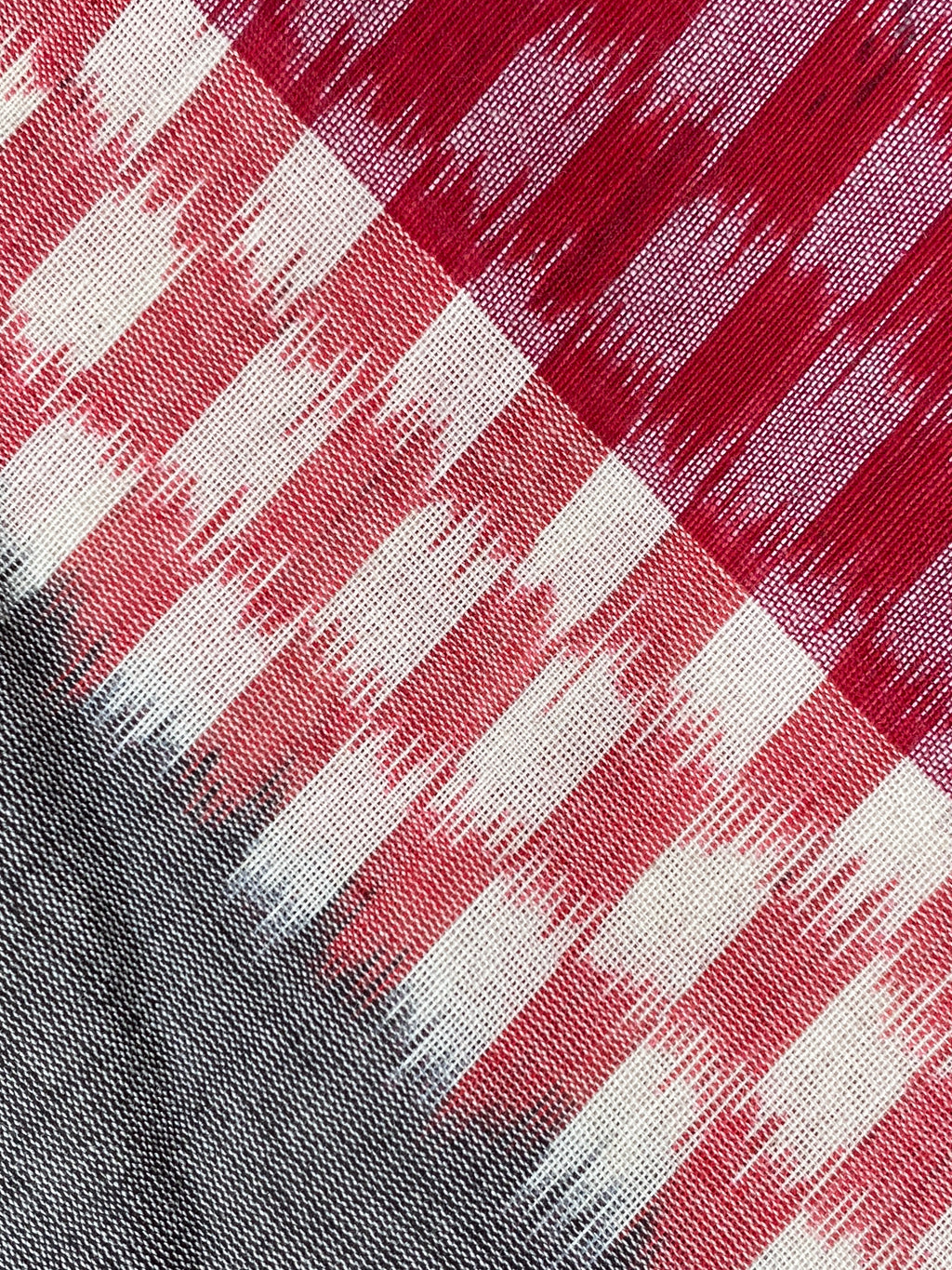 Pochampally Ikkat - Deep Charcoal Grey