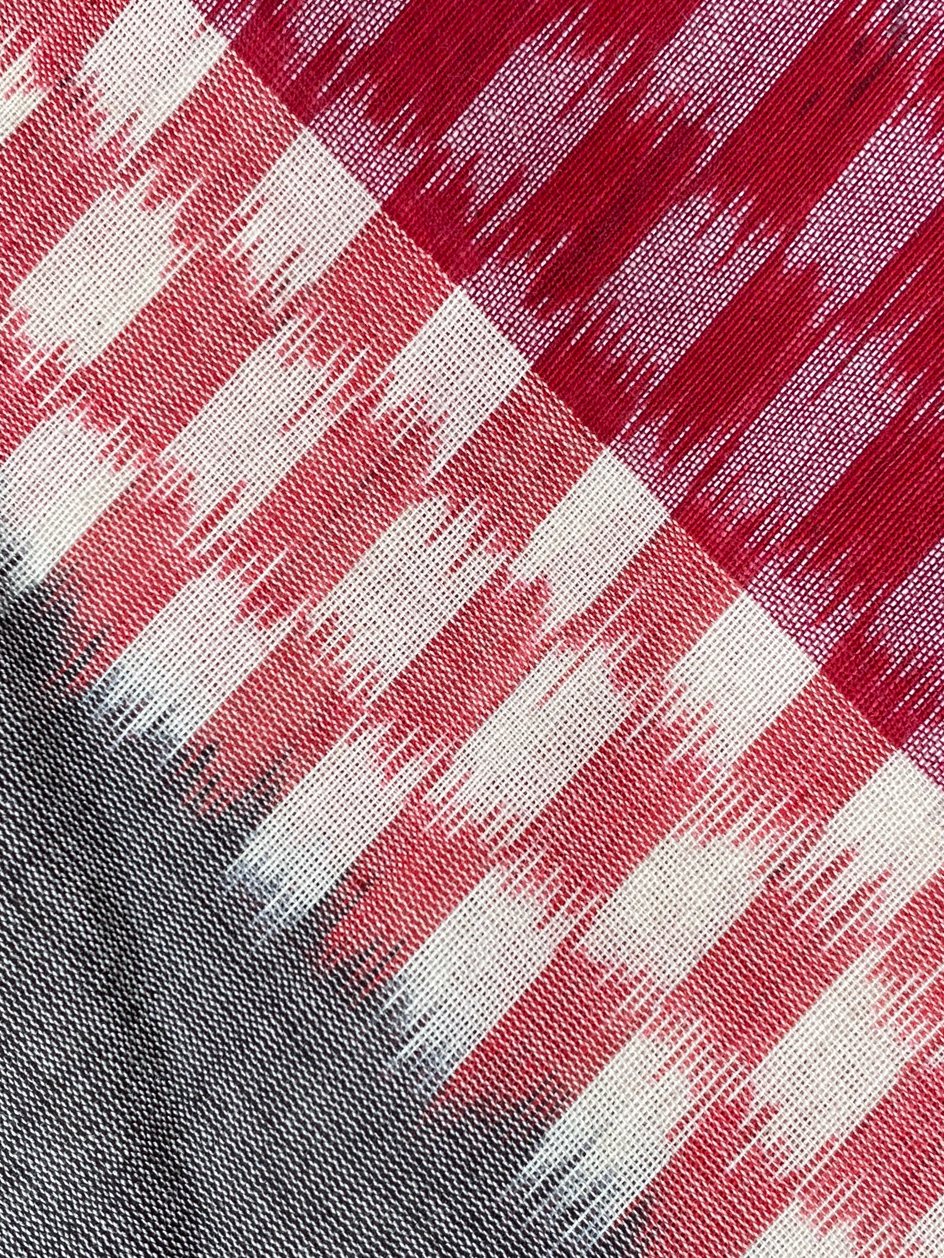Pochampally Ikkat - Deep Charcoal Grey