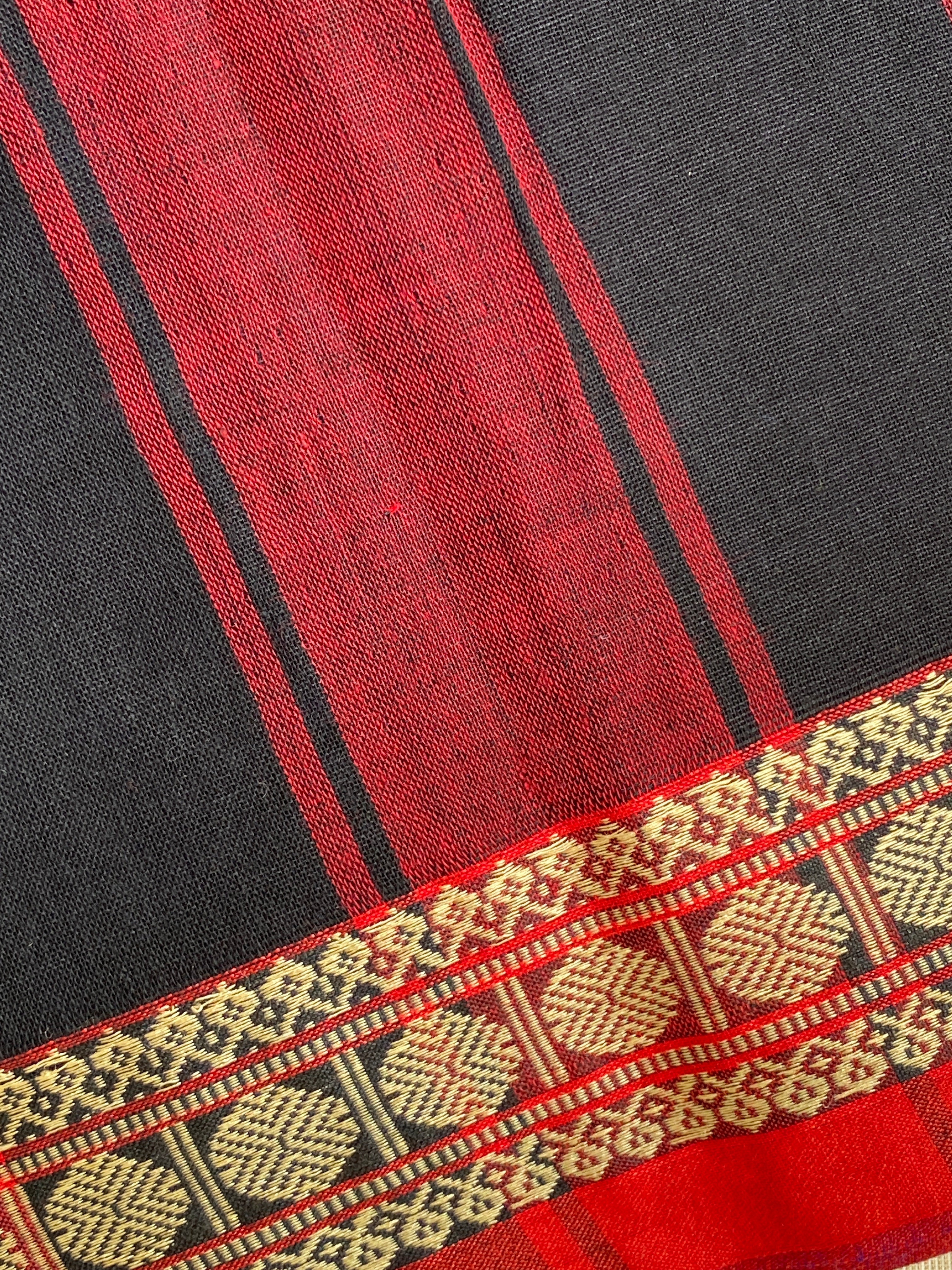 Narayanpet Rudraksha Border - Royal Purple