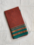 Narayanpet Traditional Border - Rust Brown