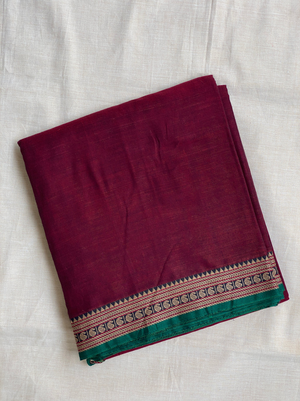 Narayanpet Mango Border - Maroon