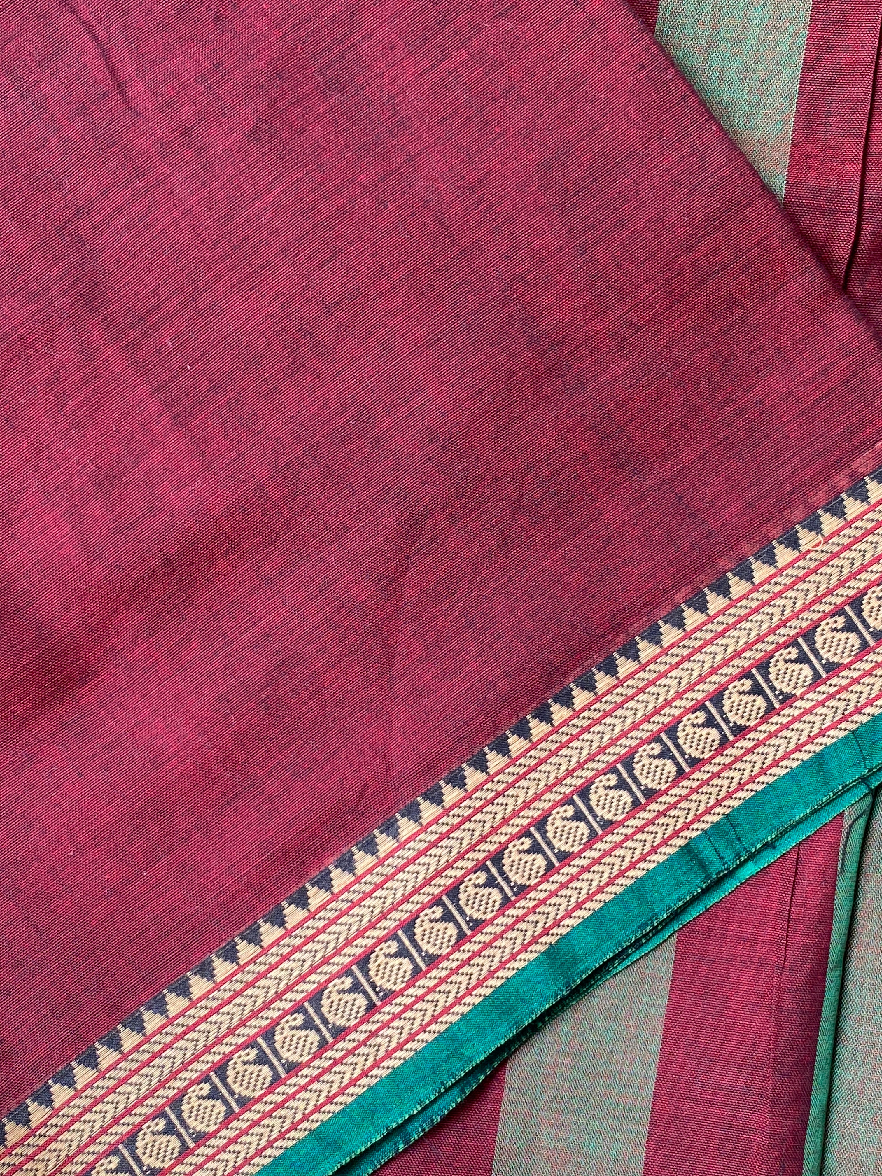 Narayanpet Mango Border - Maroon
