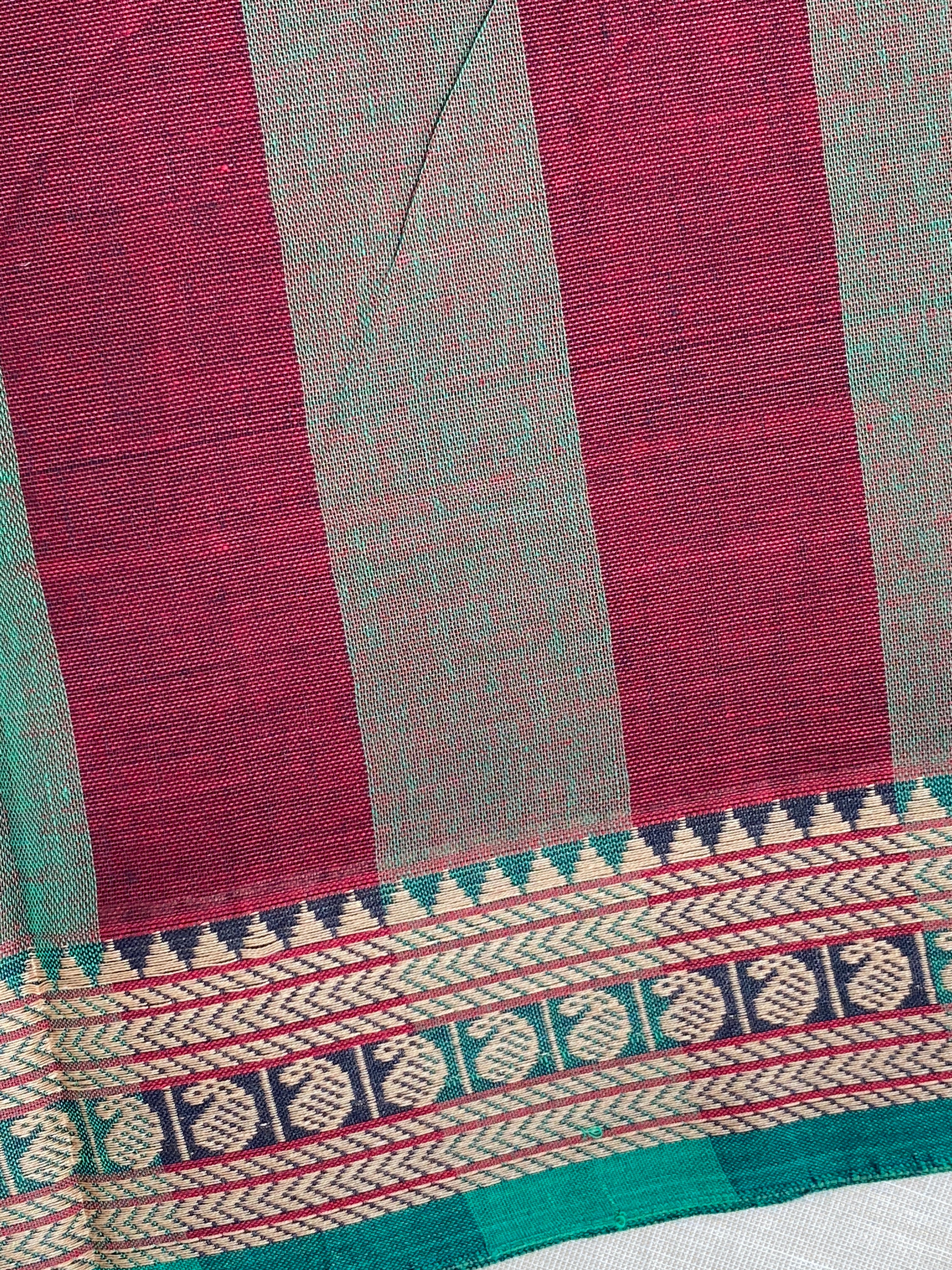 Narayanpet Mango Border - Maroon