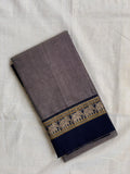 Narayanpet Elephant Border - Deep Charcoal