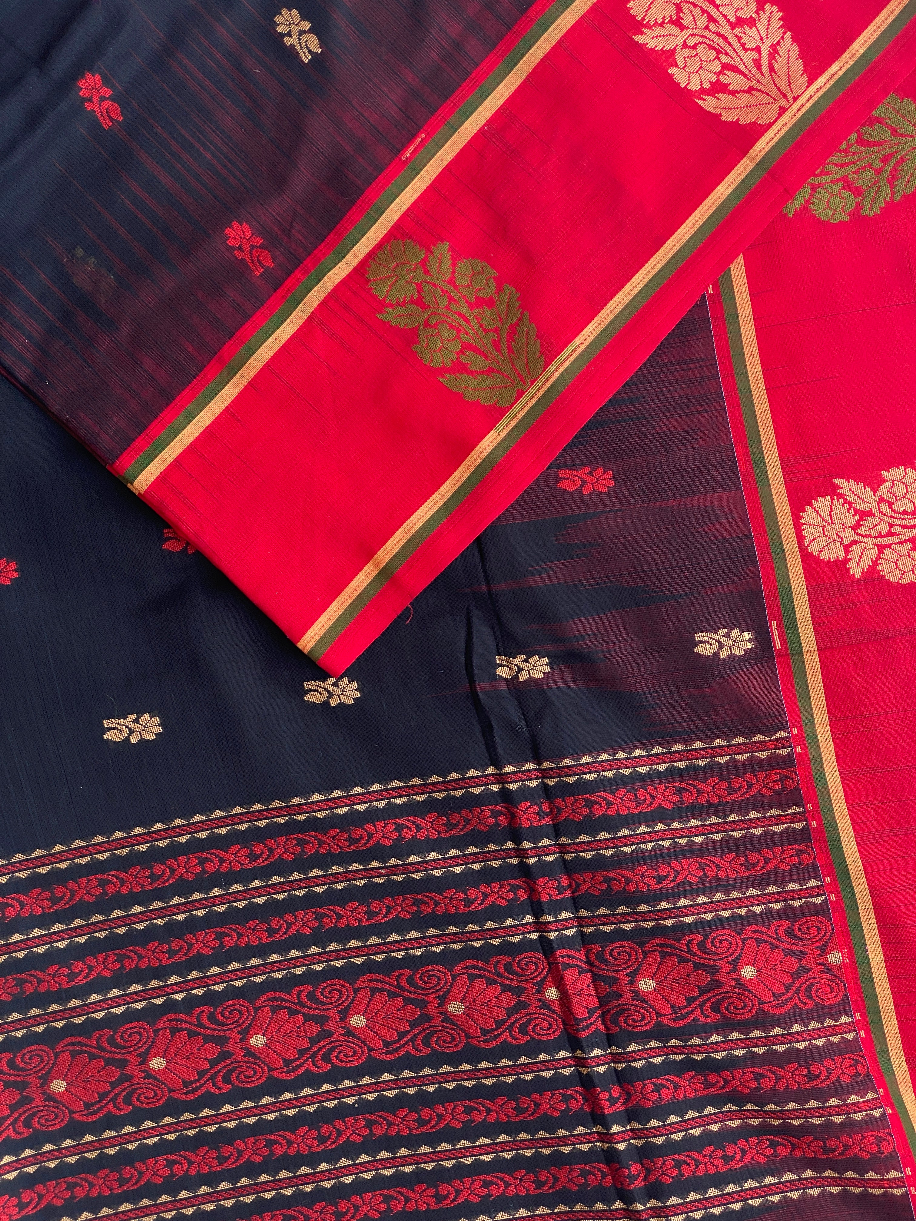 Jamdhani Cotton - Black