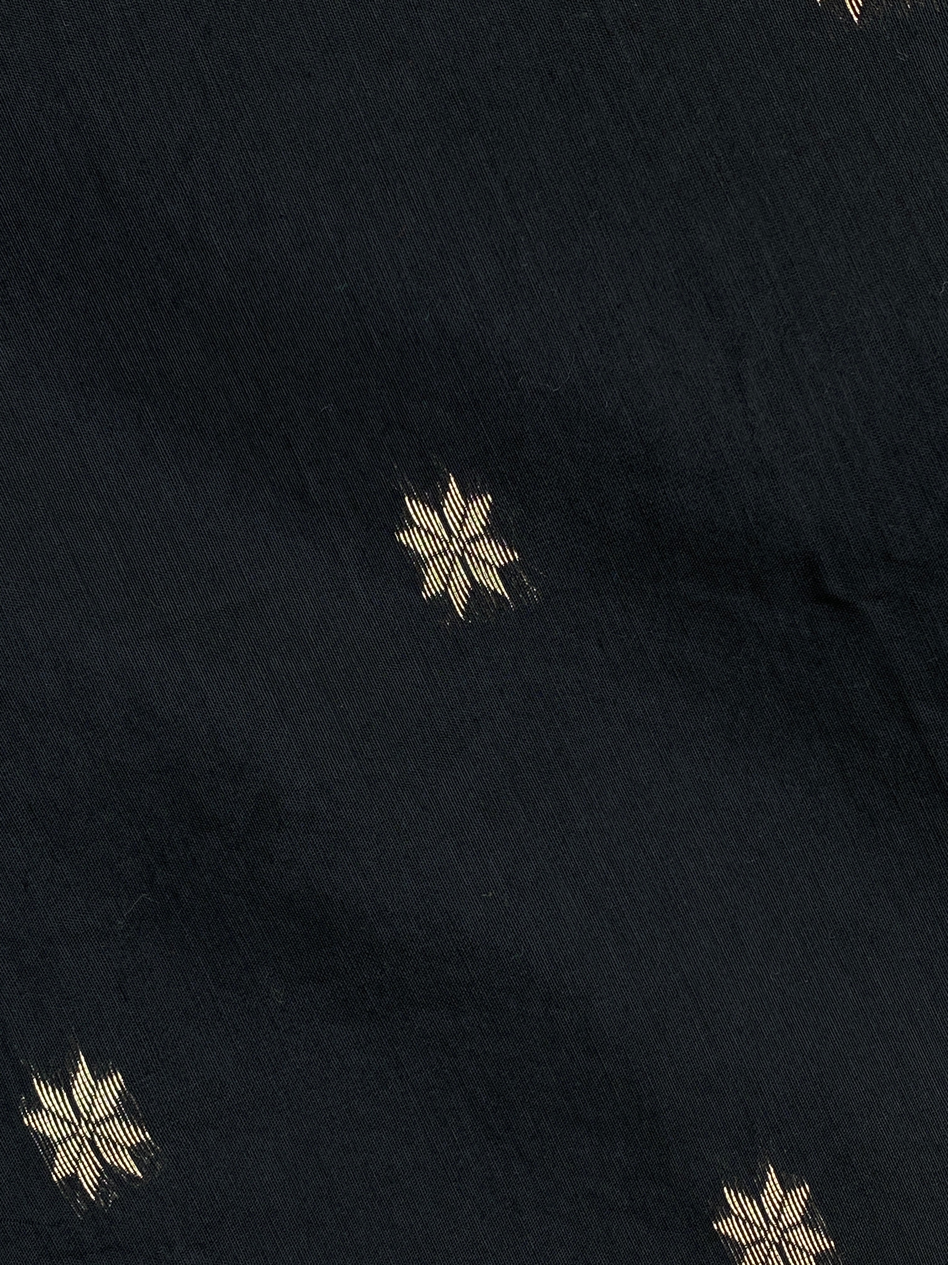 Black handloom maheshwari cotton saree